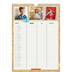 A4 Familieplanners — Rustiek - gezinsplanner 3 personen [April]