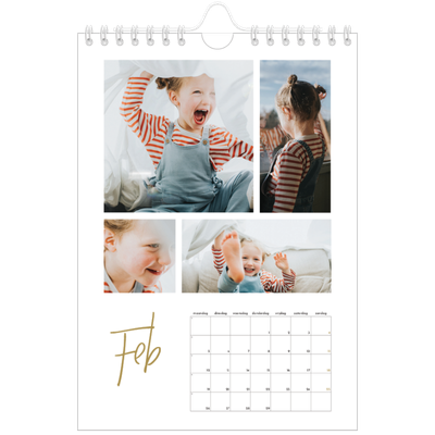 Fotokalender A5 — Handgeschreven [Februari]