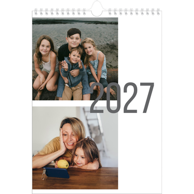 Fotokalender A4 (20 x 30 cm) — Maandnummers [omslag]