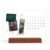 Bureaukalender met houten standaard  — Plakboek flair [April]