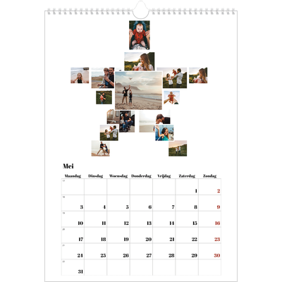 A3 Jaarkalender — Collage shapes [omslag]