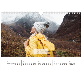 Fotokalender A3 — Klassieke kalender