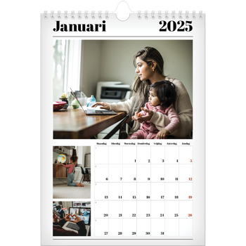 Fotokalender A4 — Vers van de pers