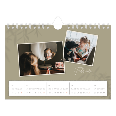 Fotokalender A5 — Warme aardetinten [Februari]