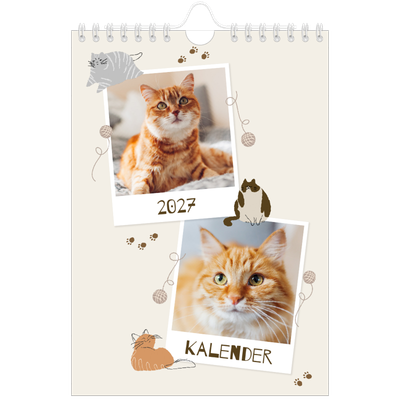 Fotokalender A5 — Speelse kitten [omslag]