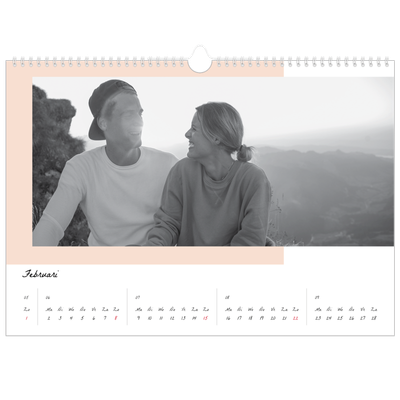 Fotokalender A3 — Kleur frames [Februari]