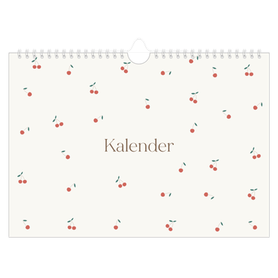 Fotokalender A4 — Kersen gelukzaligheid [omslag]