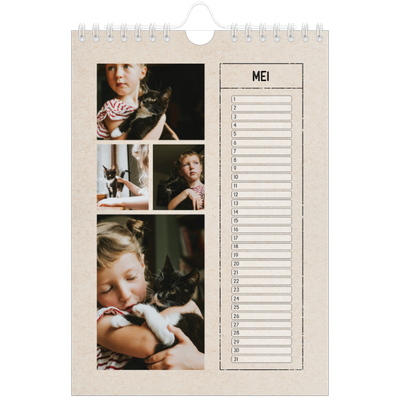 Fotokalender A5 — Stempel effect [Mei]
