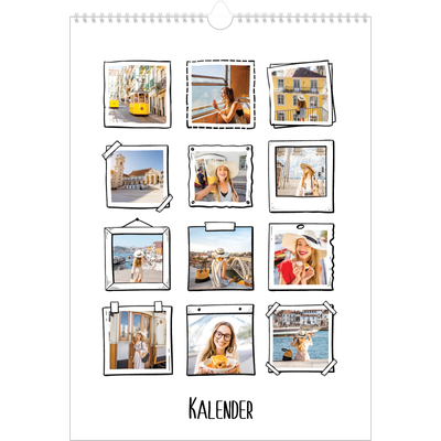 A3 Jaarkalender — Plakboekmomenten [omslag]
