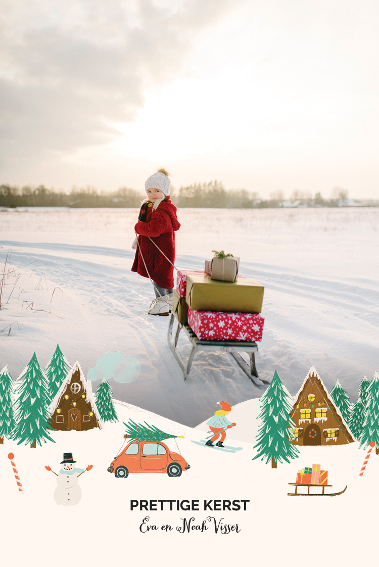 Fotokaarten — Witte kerst