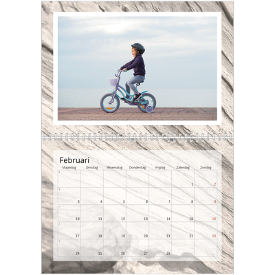 Fotokalender A4 Dubbel (30 x 40 cm) — Boomschors [Februari]