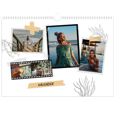Fotokalender A3 — Plakboek flair [omslag]