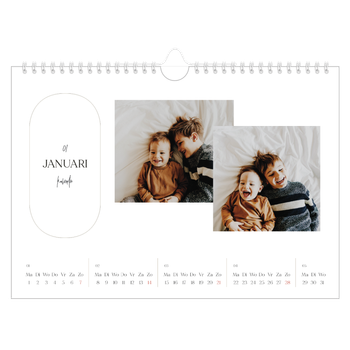 Fotokalender A4 — Plannen maken