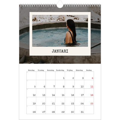 A3 Jaarkalender — De portretselectie [Januari]