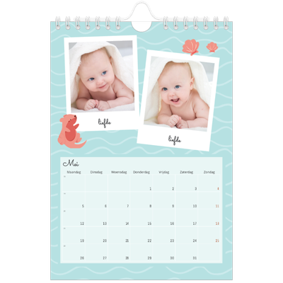 Fotokalender A5 — Schattige dieren [omslag]