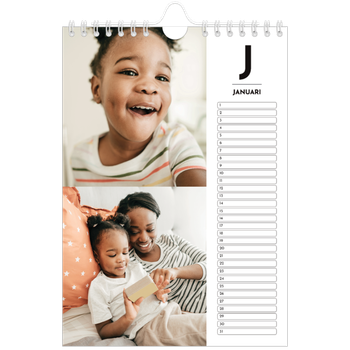 Fotokalender A5 — Schijnwerper effect