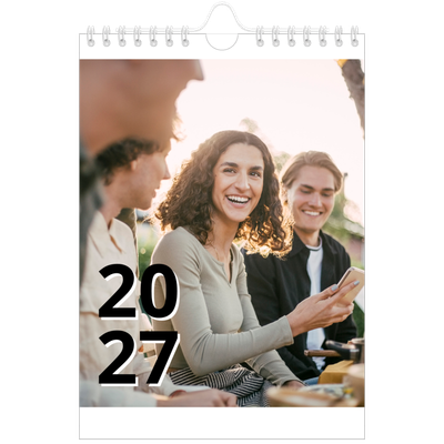 Fotokalender A5 — Letter stijl [omslag]