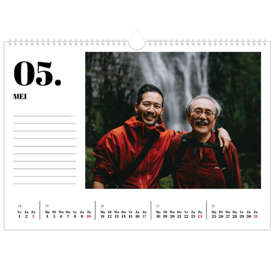 Fotokalender A3 — Serif en momenten [omslag]