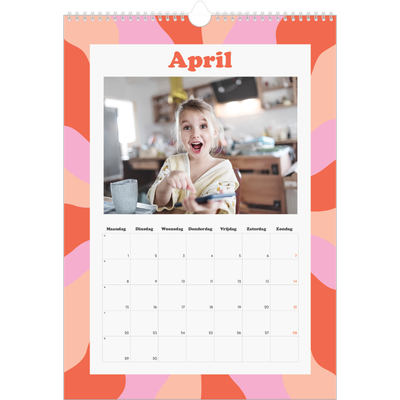 A3 Jaarkalender — Speelse patronen [April]