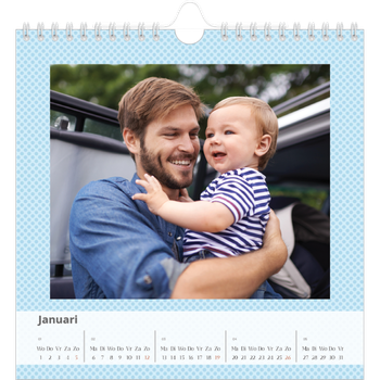 Fotokalender Vierkant — Pastelpatronen
