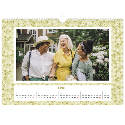 Fotokalender A4 — In volle bloei [Augustus]