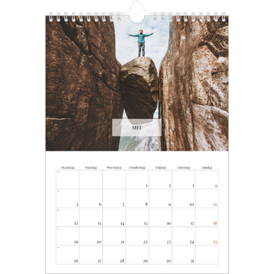 Fotokalender A4 (20 x 30 cm) — Klassieke kalender [omslag]
