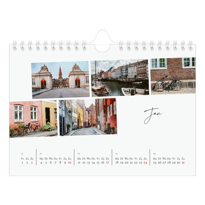 Fotokalender A5 — City trip [Januari]