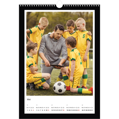 A3 Jaarkalender — Compleet zwart kader [omslag]
