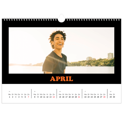 Fotokalender A5 — Vrolijke letters [Juli]